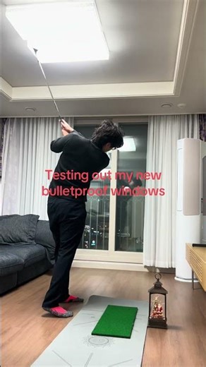 Bulletproof window test?! #golf