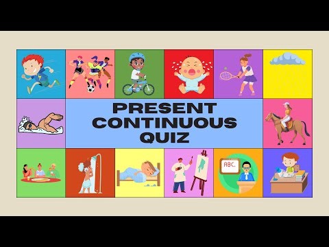 English Grammar| Present Continuous Tense Listening Quiz- Best ESL Resources❤️❤️❤️