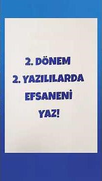 🎯 Write your legend in the 2nd Term 2nd Written Exams!