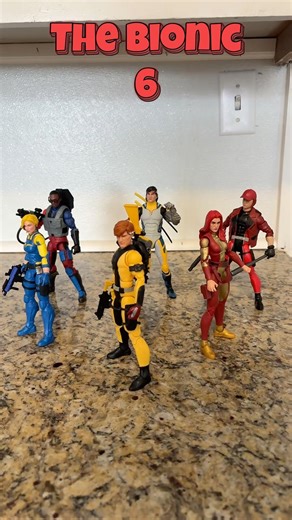 The Bionic 6 Custom Action Figures #subscribe #gijoeclassified #actionfigure #bionic6 #cartoon n