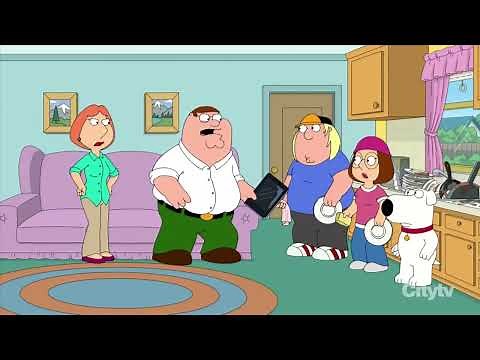 Family Guy - A happy family dishwashing scene