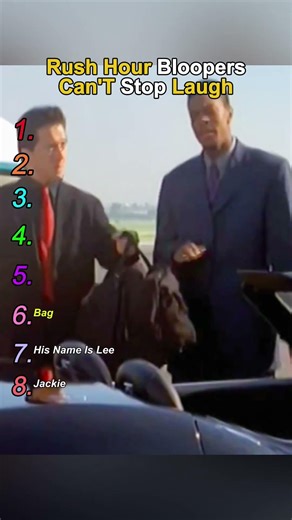 Rush Hour Bloopers can't stop laugh