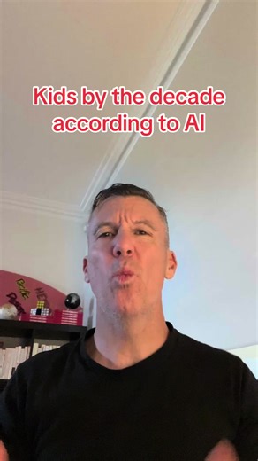 Evolution of Kids Playing: AI's Vision from the 1950s to the 2030s