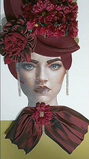 Diva wreath frame , Classy, Georgeous Hat tutorial