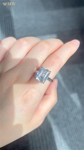 MWring#To explore more, please search 'MWring' directly#ring #moissanite#diamond#jewelry