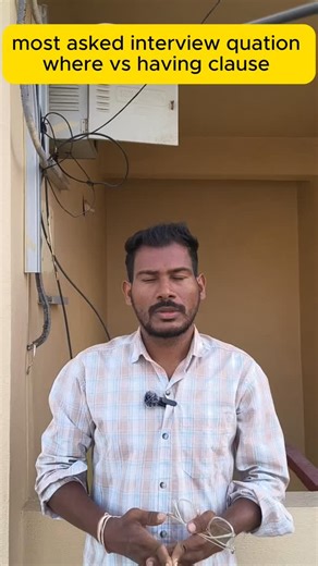 Madhu Thangella I Data Commence | Most people fail this in SQL interviews ❌ WHERE vs HAVING explained simply 👇 ➡️ WHERE = row-level filter ➡️ HAVING = group-level filter If... | Instagram