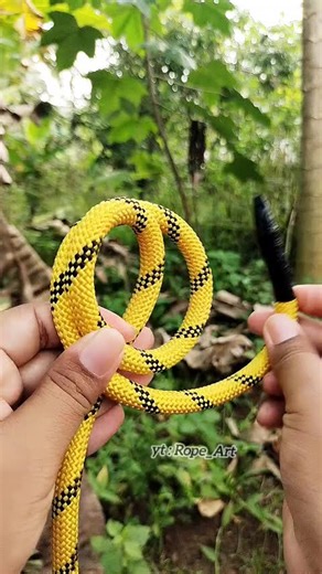 Double Overhand Knot is used as a stopper, suitable for rock climbing! #tutorial #diy #survival #fyp