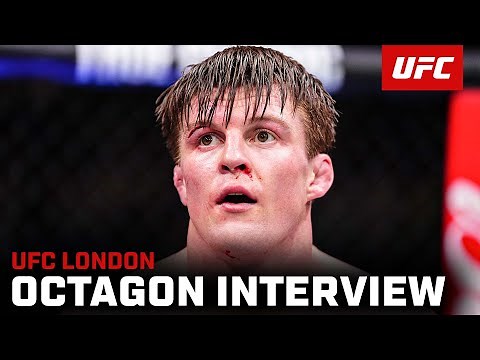 Caolán Loughran Octagon Interview | UFC London