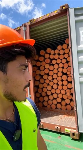 Container me lal Chandan ⛴️ puspa bau 🌊 #shorts #ocean #shipvlog #container #cargoship #ship