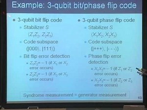 量子コンピュータ授業 #12 安定化符号