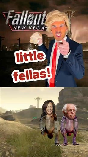 DONALD TRUMP IS THE BEST ROCK JUMPER in Fallout New Vegas #shorts