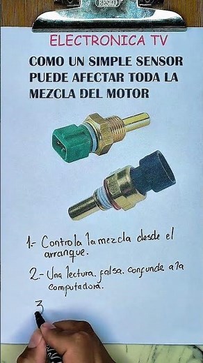 😱 Learn how a simple sensor can affect your engine 🔴 #sensors #engine #mechanic #mechanics #sensor