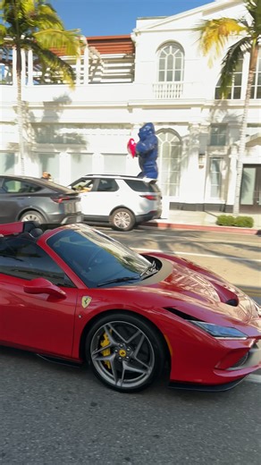 A Ferrari F8 Spider was seen cruising down Rodeo Drive, showing off its stunning lines and open-top design under the Beverly Hills sun. Priced around $320,000, it packs a 710 hp twin-turbo V8 that rockets from 0–60 mph in just 2.8 seconds. The F8 Spider combines the raw thrill of the 488 Pista with refined daily usability, making it one of Ferrari’s most balanced exotics. It’s the perfect mix of style, sound, and speed in one breathtaking package.#Ferrari #F8Spider #RodeoDrive #BeverlyHills #car