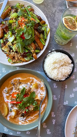 GLUTEN FREE BRISBANE on Instagram: "📍Oh Boy, Bok Choy! | Stafford If you are looking for delicious, coeliac-safe asian food on the northside, @ohboybokchoy is the place to go! They have so many gluten free options to choose from and fantastic cross-contamination practices. To start, we got the calamari & edamame which were really flavourful. My favourite main dish was the massaman curry, the beef was super tender and the sauce was amazing. The pad see ew had great textures and the pork was the 