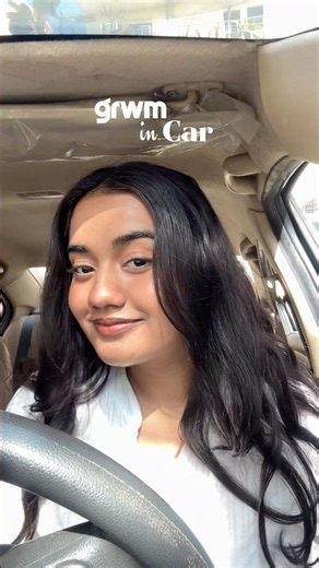 grwm in car • everyday makeup look