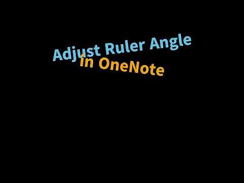How to Adjust Ruler Degree of Microsoft One Note | Cara Mengatur Derajat Penggaris di OneNote