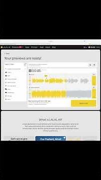 LALAL.AI (extraction software demo)