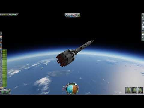 (KSP) Launching a 250 ton rocket into Kerbin Orbit