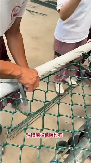 Professional Sports Court Fence Installation Tutorial | PVC Coated Chain Link System by DB Fencing