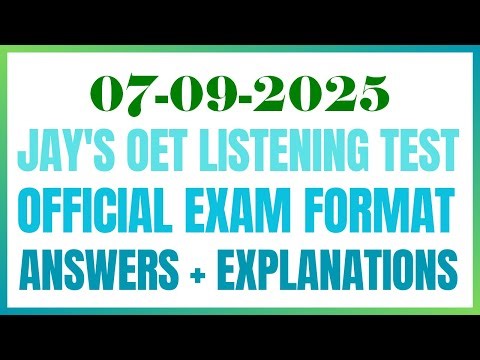 OET READING TEST 07.09.2024 #oet #oetexam #oetnursing #oetlisteningtest