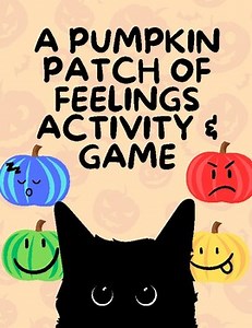 Identify Feelings, Triggers, Perspective Taking - Pumpkin & Black Cat Theme Game