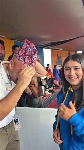 andrew leonard संग म रचना रिमाल प्रत्यक्ष भेट्न पाउँदा अत्यन्तै खुसी छु। नेपाली क्रिकेट