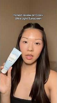 honest review on the Cosrx Ultra Light Invisible Sunscreen