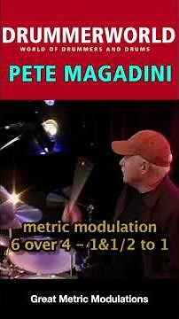 Peter Magadini: metric modulation and Drum Solo #petermagadini #drummerworld