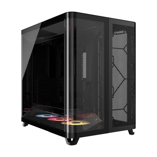 Corsair AIR 5400 RS-R ARGB Black Triple Chamber Tempered Glass USB 3.2 E-ATX Mid Tower Kasa