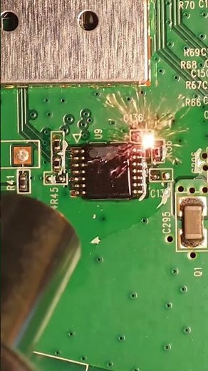 Ops! My bad #smartphone #soldering #repair #solder #chip #devicerepair #techtech #automobile