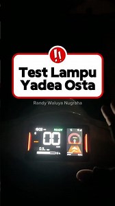 Yadea Osta light test #electricmotorcycle