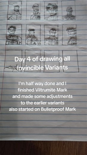 Drawing all Invincible Variants #invinciblevariants