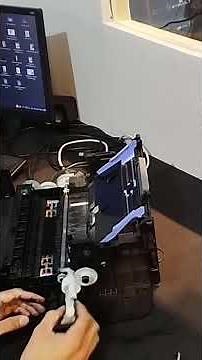 I completely disassembled the Epson printer.