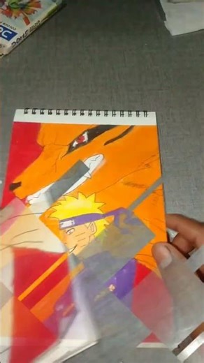 ✨ Quick The sketch Naruto Drawing with colour Full ✨#shorts