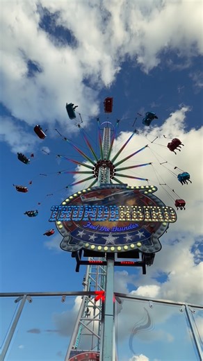 7K views · 408 reactions | 180 feet in the air? So worth it and an amazing view of the fairgrounds! ☁️ The Thunderbird, located in Adventure Park | Minnesota State Fair | Facebook