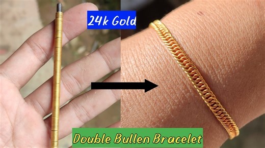 How 24k Gold bracelet is made hallmark jewellery making How to make 24k Gold bracelet | Hallmark Jewelry making