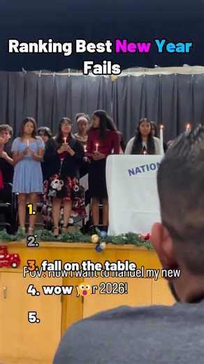 Ranking Best New Year Fails (CHECK COMMENT AND DESC) #funny #ranking #fails #newyear #shorts