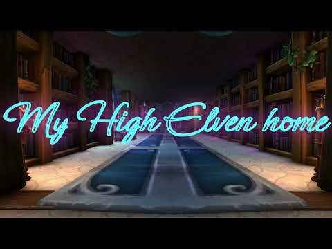 A Hidden Silver Covenant Sanctum | WoW Housing Tour