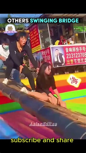 When the Bridge Starts Shaking… 😂 | Funny Moment!” #viral