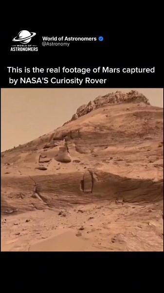This is the real footage of Mars captured by NASA’S Curiosity Rover ✨ | #mars #nasa #curiosityrover