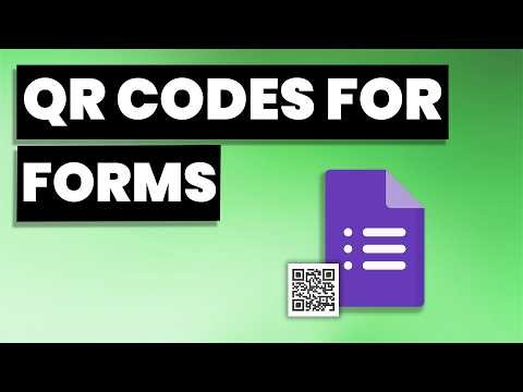 How to create qr code for google forms
