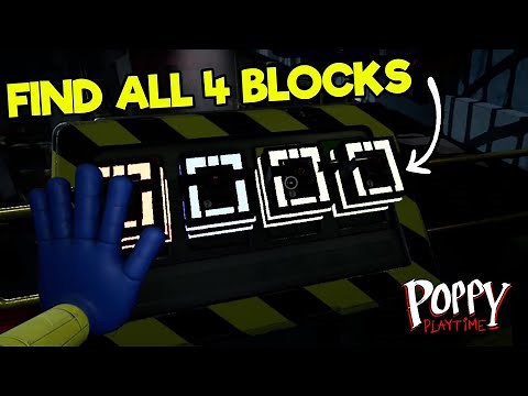 Find all 4 Power Blocks to get the second hand in Poppy Playtime - Chapter 1 - Get the Red hand