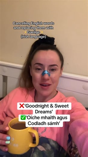 Gaeilge_bheo on Instagram: "Úsáid an cód ‘BEO15’ le @nazeireland má tá lascaine á lorg agat 💰💤🫡 Oíchey oíchey Xx #Gaeilge #Irish"