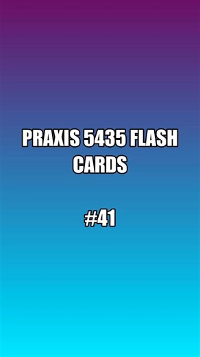 Praxis 5435 Flash Cards | Study Smarter with Key Concepts & Practice Questions#praxistest #praxis