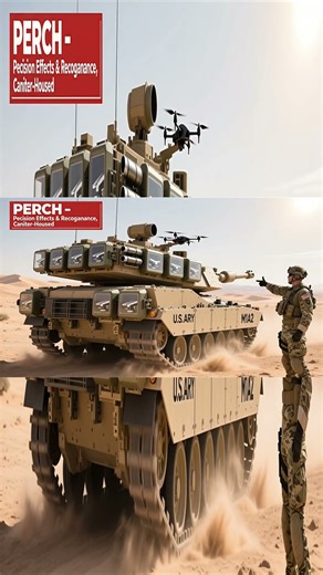 M1 Abrams Tank Armed With Switchblade Drones