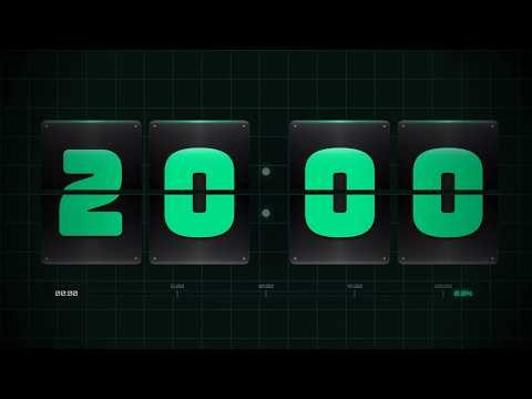 20 Minute Flip Countdown Timer with Sound Effects for Calm Classroom & Workout | Cool Timer