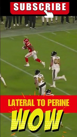 TRAVIS KELCE"S INCREDIBLE LATERAL PLAY OF THE GAME: KANSAS CITY CHIEFS MNF