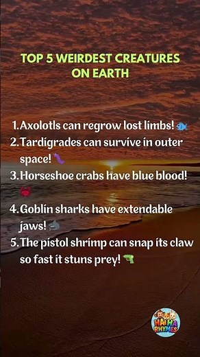 🛸 Top 5 Weirdest Creatures On Earth | Mind-Blowing Animal Facts 🌍