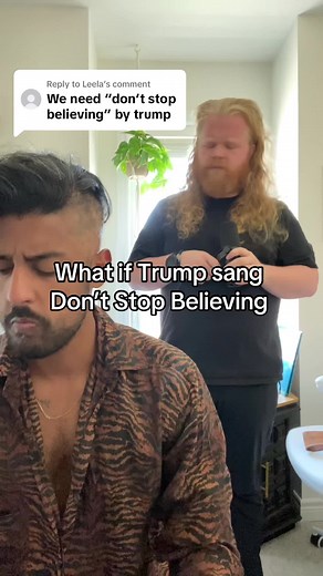 Trump's Hilarious Impression: Don't Stop Believing
