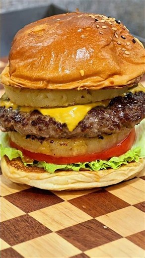 Beef Hamburger The process of making delicious food #Burger #Beef #asmrsounds #food
